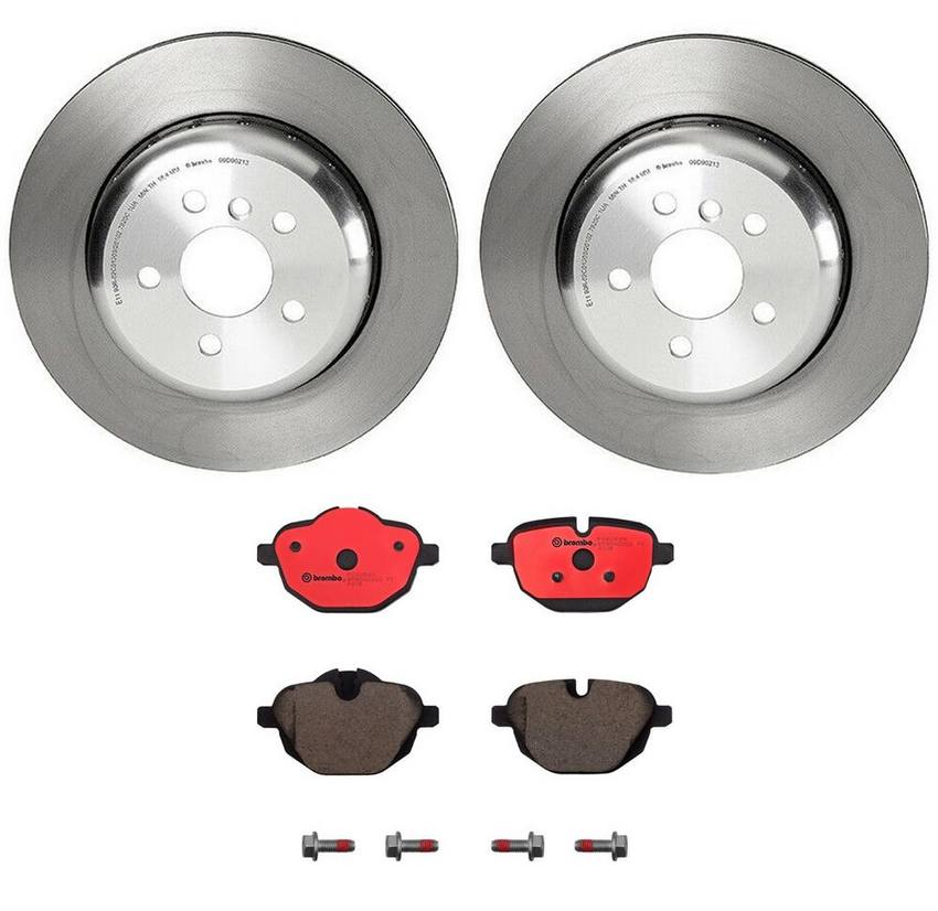 BMW Brembo Brake Kit - Pads and Rotors Rear (330mm) (Ceramic) 34216885452 - Brembo 4190286KIT